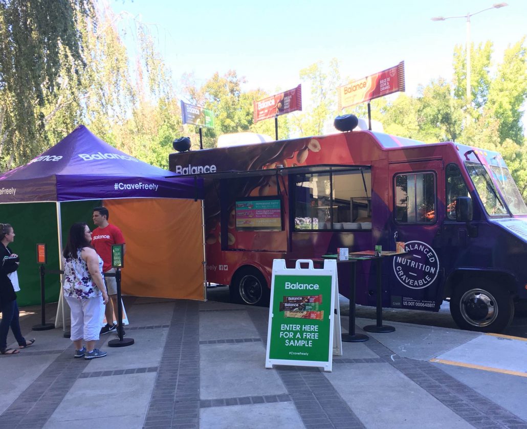 Balance Bar Workplace Sampling Event at Office Building