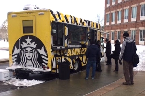 Starbucks Coffee Sampling Office Building